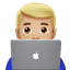 Man technologist icon